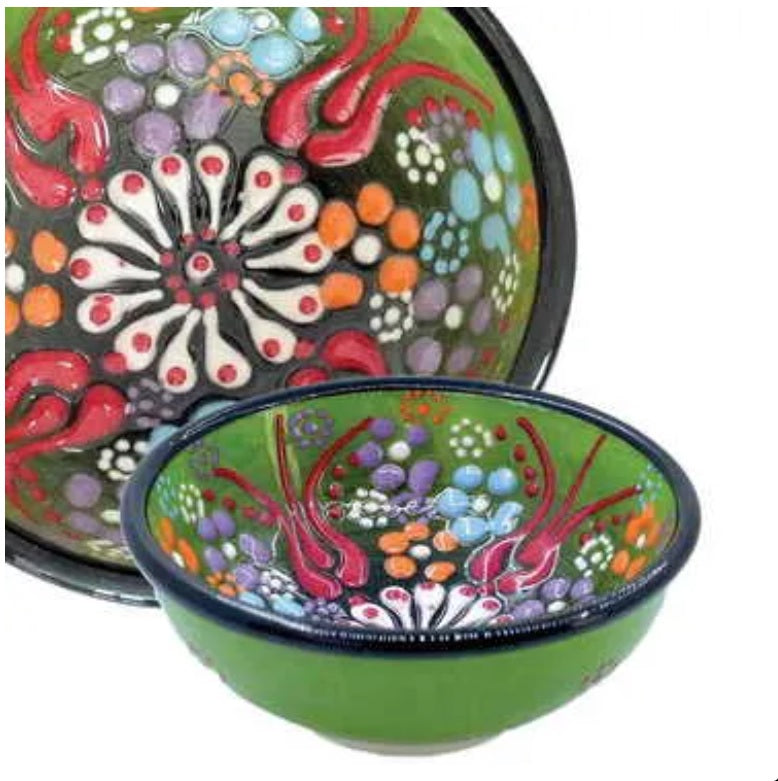 Ceramic Bowl - Blue 8mm